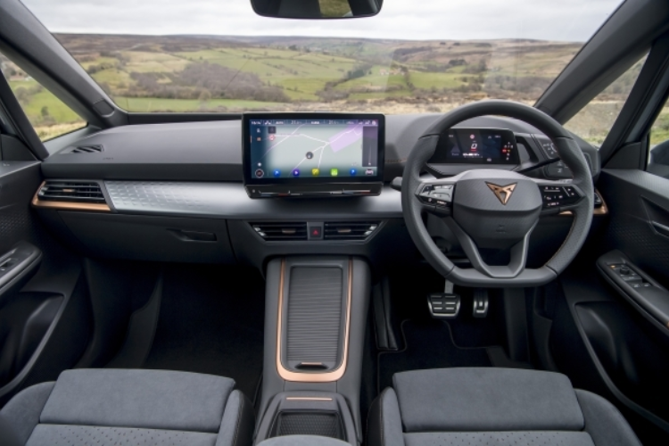 cupra born infotainment system comparision