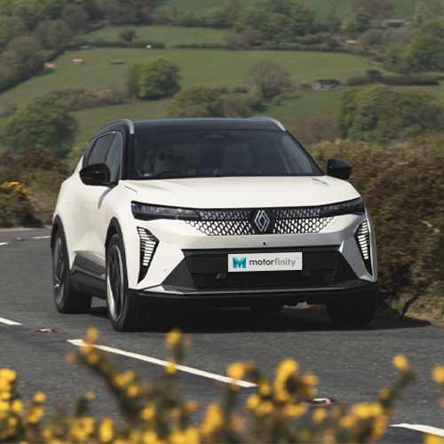 Renault Scenic Exterior White in a scenic view